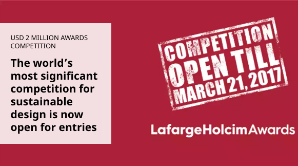 Quedan dos meses para inscribirte en los Premios Lafarge Holcim a la Construcción sostenible