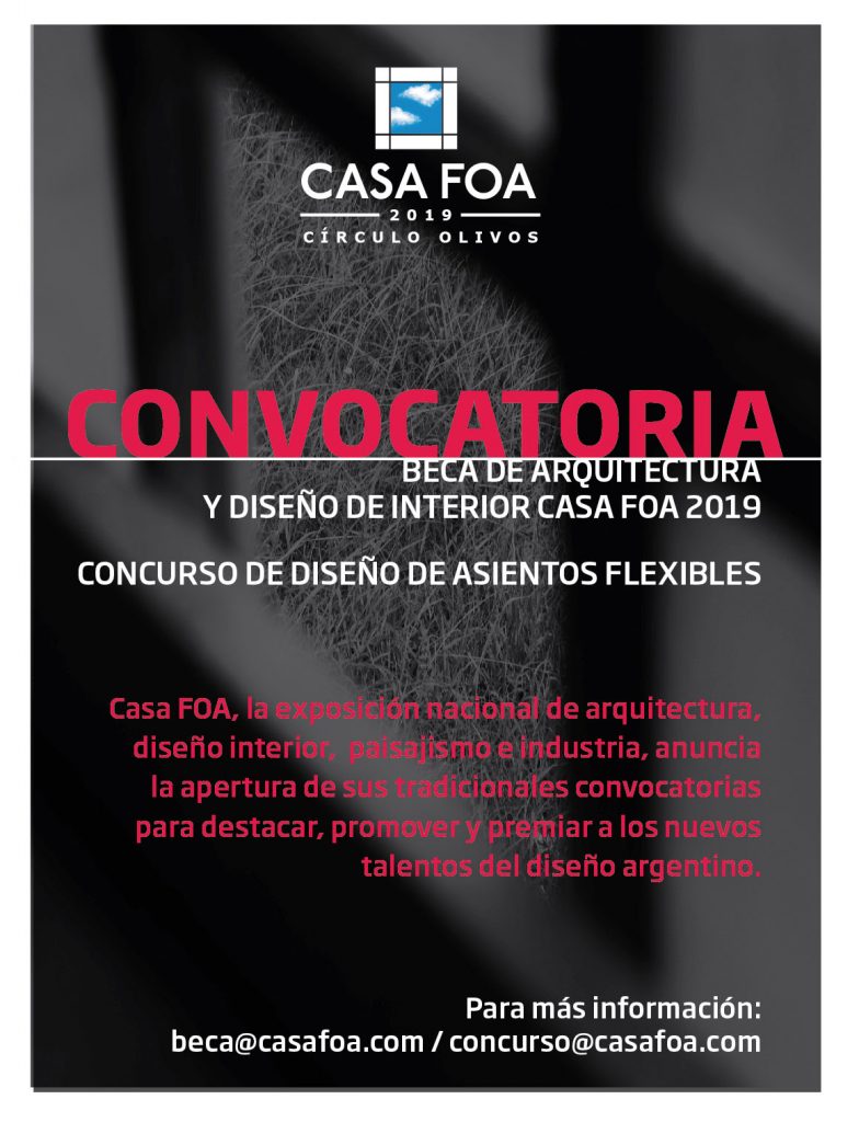 #CasaFOA19 | Convocatoria a becas