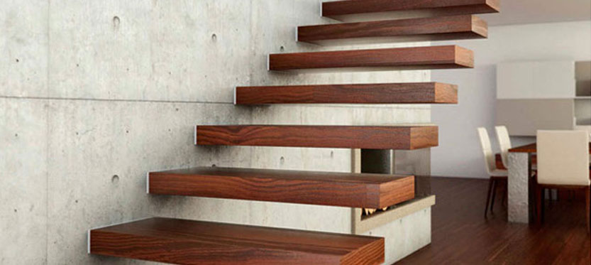 Escalera de madera  Pimar - Guía de la Construcción / INSPIRATE Y  PROYECTÁ. DESDE EL DISEÑO HASTA LA CONSTRUCCIÓN
