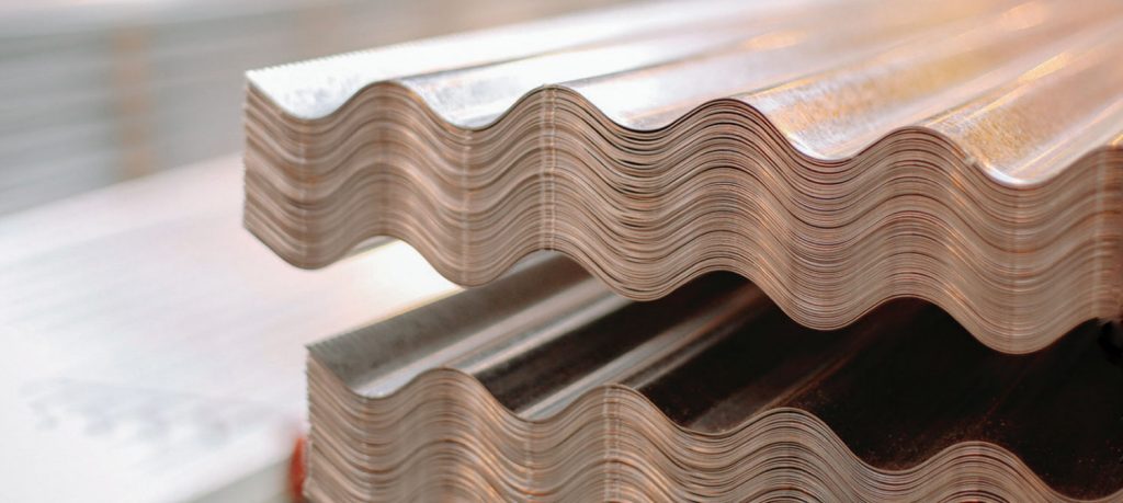 Chapa acanalada de acero galvanizado prepintada | Ternium