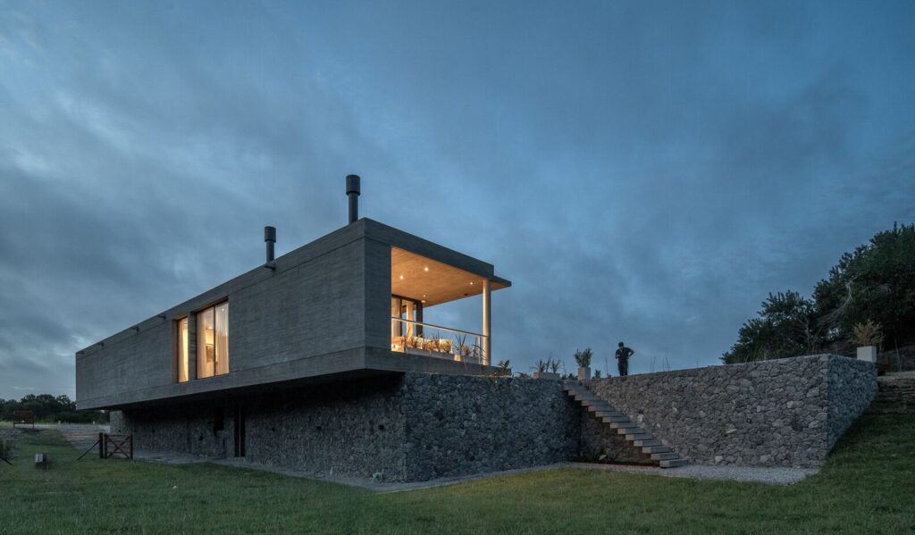 Tres obras - Paisaje y arq