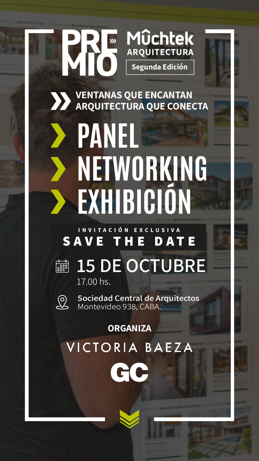 Premio MUCHTEK de Arquitectura tendrá su gran evento de exposición 2 Evento 15/10 Premio Muchtek Arquitectura